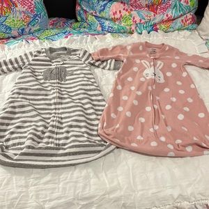 Set of 2 Carter’s Fleece Sleep Sacks